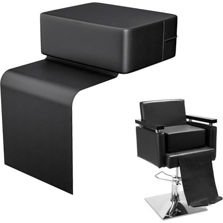 IMMERE Hand Children Leather Cushion Oversize Barber Salon Booster Seat,Spa Equipment Black