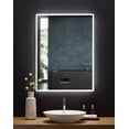 thumbnail image 1 of IMMERSION 30 in. x 40 in. LED Frameless Mirror with Bluetooth, Defogger and Digital Display, 1 of 6