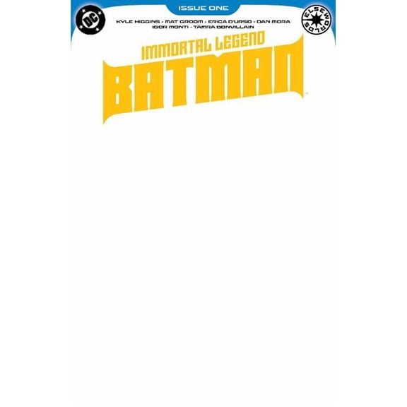 IMMORTAL LEGEND BATMAN #1 (OF 6) CVR D BLANK VAR  DC Comics Comic Book 2025