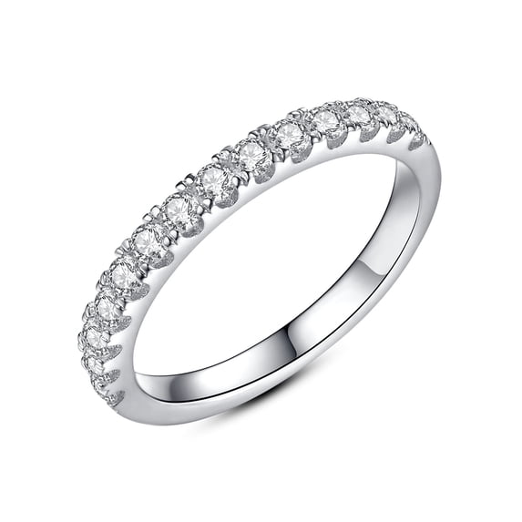 IMOLOVE Moissanite Wedding Band Wedding Rings for Women 925 Sterling ...