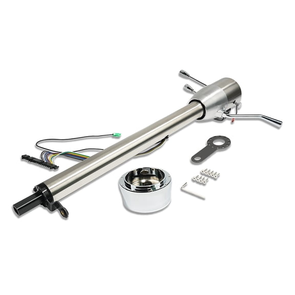 IMOOA GM 32" Tilt Auto Steering Column Stainless Steel with 9 Holes Adapter No Key