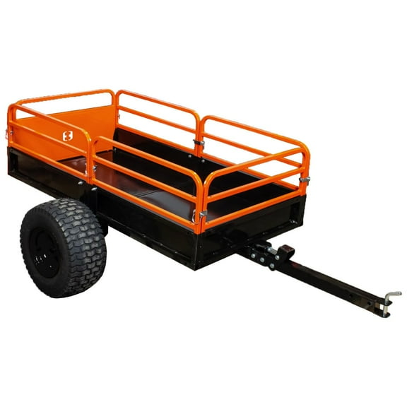 IMPACT IMPLEMENTS® 1500lb HD Agricultural Trailer with Solid Floor & Sides.