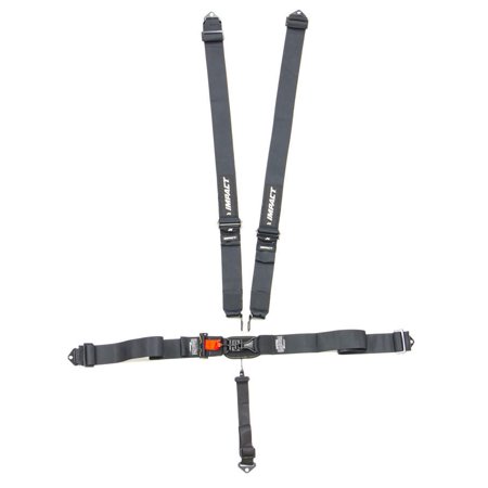 IMPACT RACING Restraint - 3" L&L, PD Right Lap, Ind Shldr, 5pt, SFI 16.1