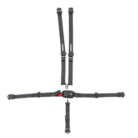 IMPACT RACING Restraint - Qtr Mdgt L&L, PU Both Lap, Ind Shldr, 5pt, SFI 16.2