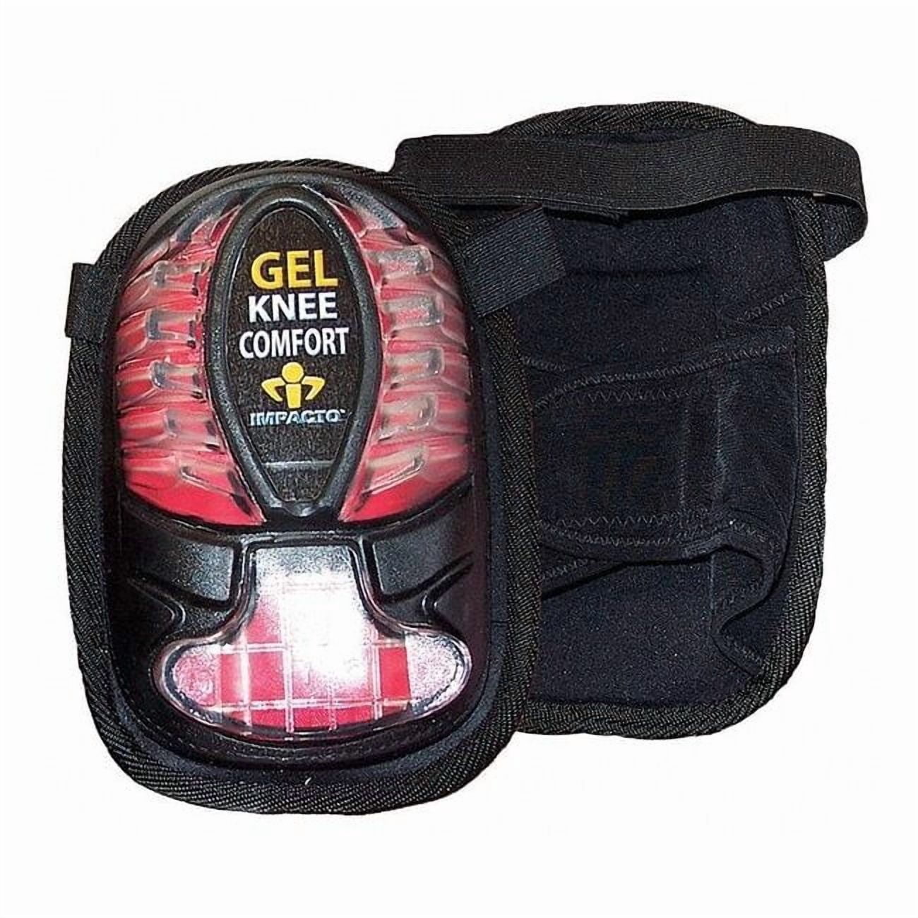 Impacto Knee Pad,UNIV,Hook/Loop,Black/Clear,PR 865-00