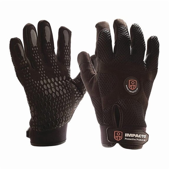Impacto Anti-Vibration Gloves,L,Black,PR BG408L