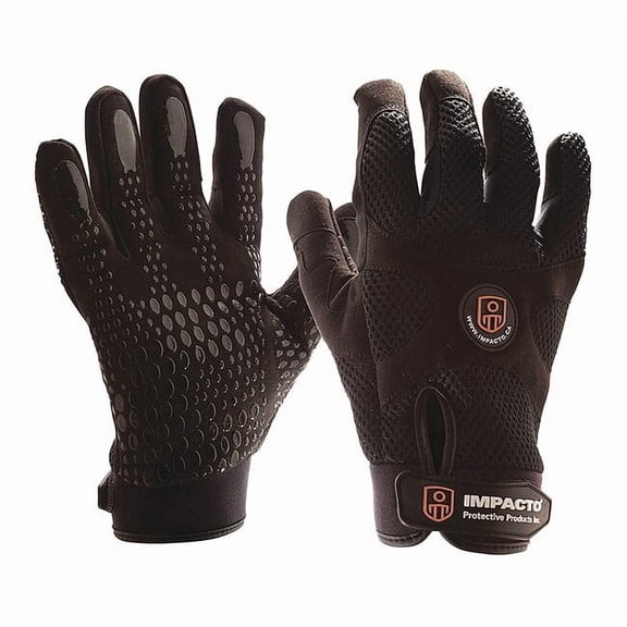 Impacto Anti-Vibration Gloves,L,Black,PR BG408L