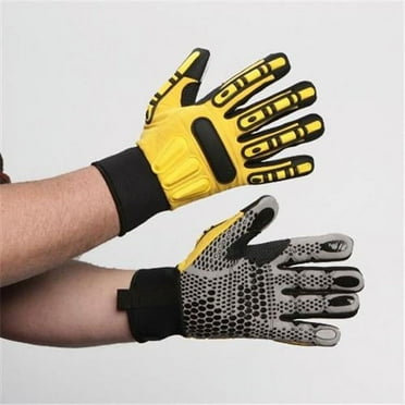 Impacto Anti-Vibration Work Gloves XL Black - Vibration Reducing Protection For Power Tools