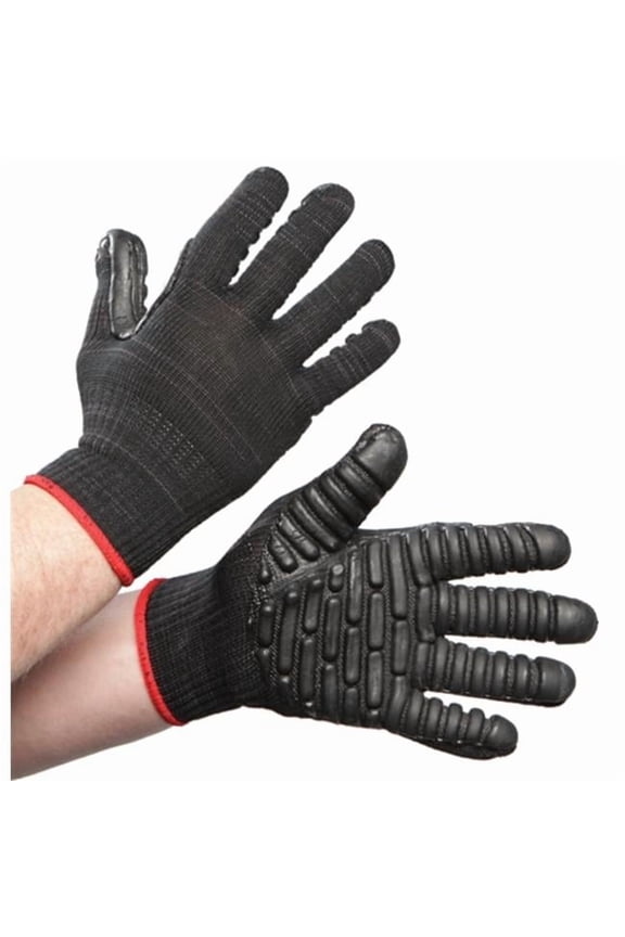 Anti-Vibration Gloves,L,Black,PR 4732