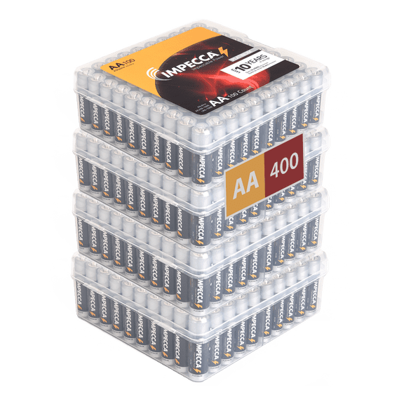 IMPECCA ALKALINE AA 400-PACK(LR6-100BX4)