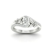 IMPERIAL Promise Round White Rings, 6", Diamond