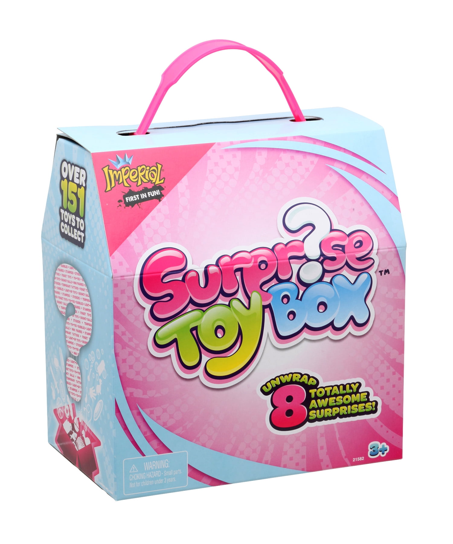 IMPERIAL TOY Surprise Box Novelty and Gag Toys, Multicolor