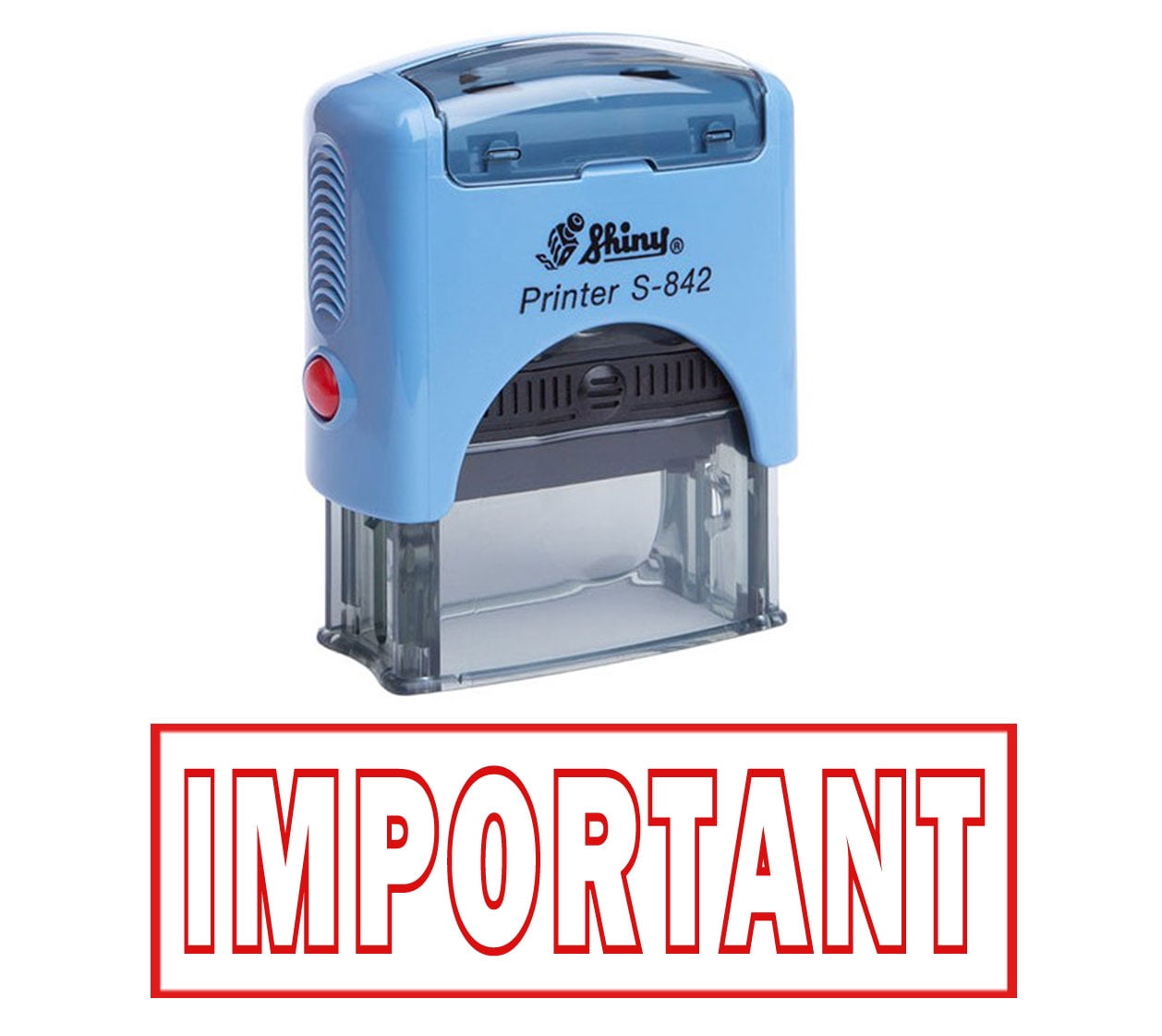 "ISSUED" Self Inking Rubber Stamp - Mini Office Stamp With Multiple Ink Colors