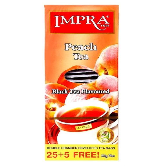 IMPRA Black Tea Enveloped ''Peach''