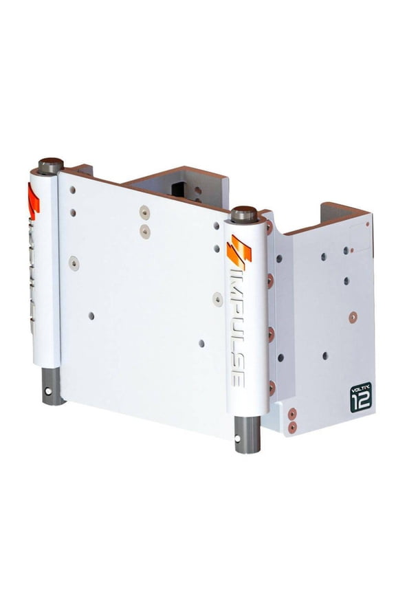 IMPULSE 12 Set Back Electric Jack Plate wStandard Control  White Cerakote 75082W