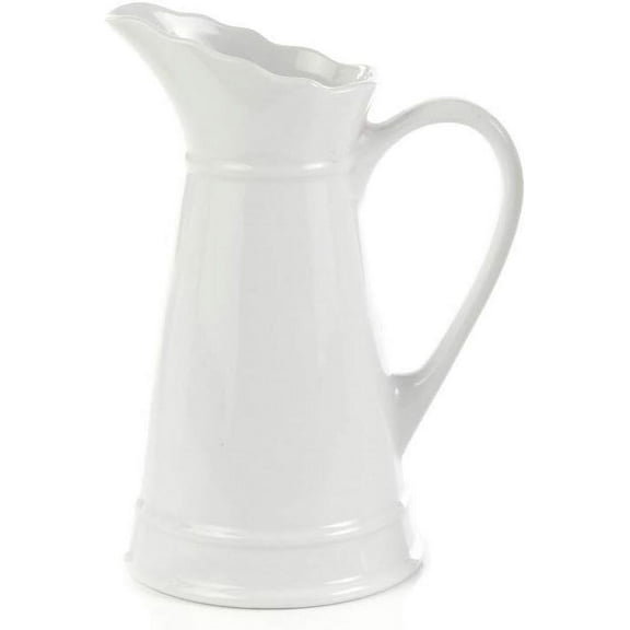 IMPULSE! White Porcelain Pitcher in Medium