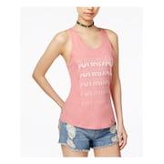 IMPULSE Womens Pink Sunkissed Sleeveless V Neck Top Size M