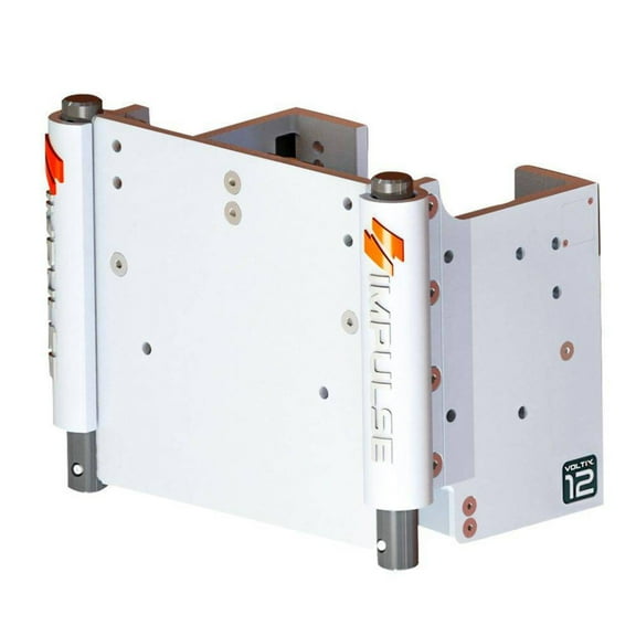 IMPULSE XL 12 Set Back Electric Jack Plate wStandard Control White Cerakote 75083W