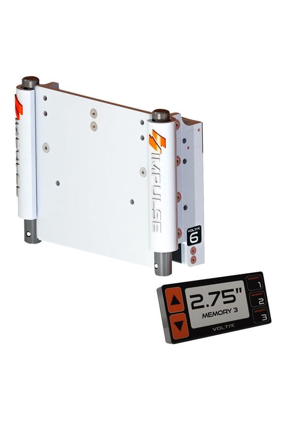 IMPULSE XL 6" Set Back Electric Jack Plate w/Smart Control - White ... [75051-W]