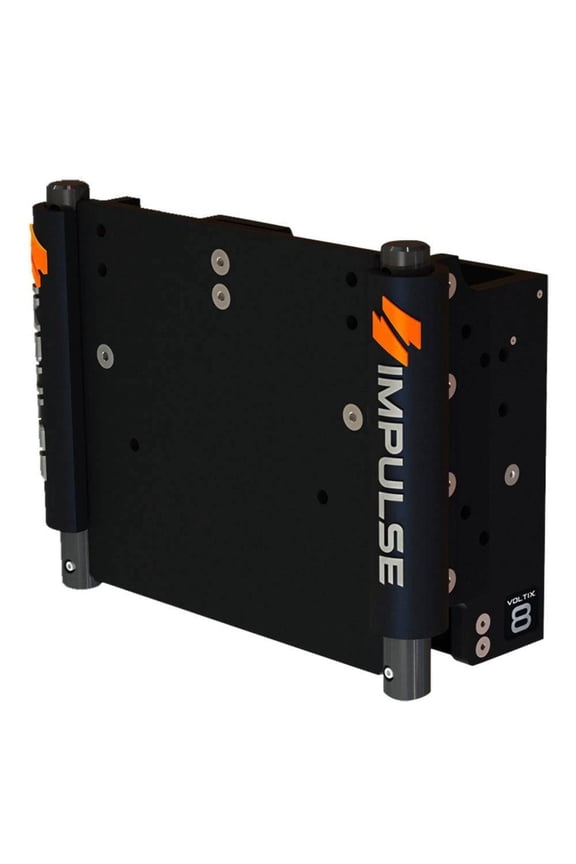 IMPULSE XL 8 Set Back Electric Jack Plate wStandard Control  Black Anodize 75063B