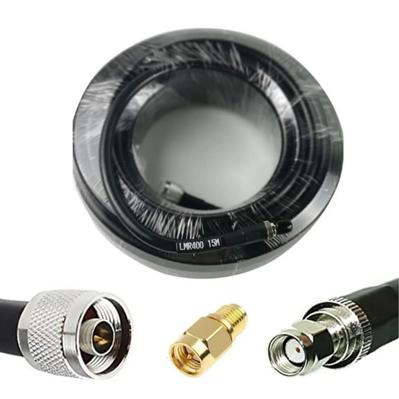 IMR400 Coaxial Cable HNT Miner Antenna-N Male to RP-SMA Male 50ohm Coaxial Pigtails 20m
