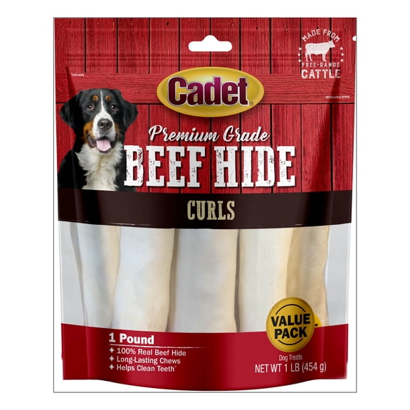 Cadet Premium Grade Beef Hide Knotted Bone 4 Inch (1 Count)