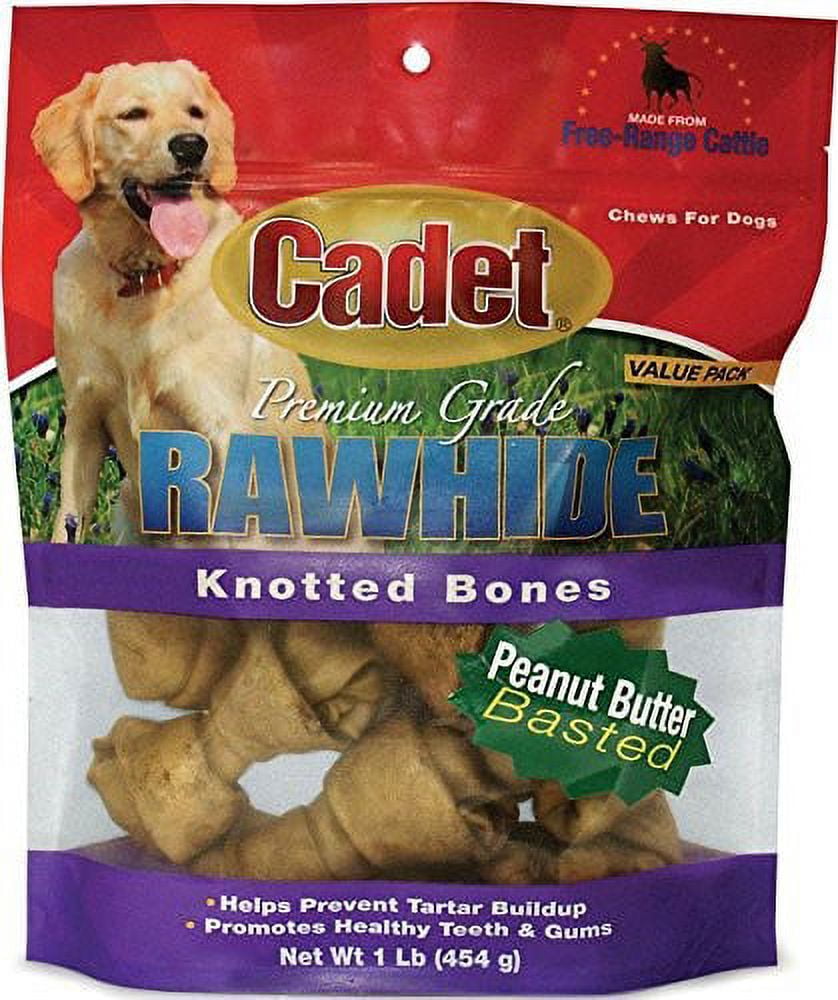 IMS Trading Rawhide Basted Bone Peanut Butter, 1Lb