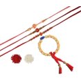 thumbnail image 1 of IMTRA FASHION Indian Rakhi for Raksha Bandhan Thread Rakhee Set With Roli Chawal, 1 of 6