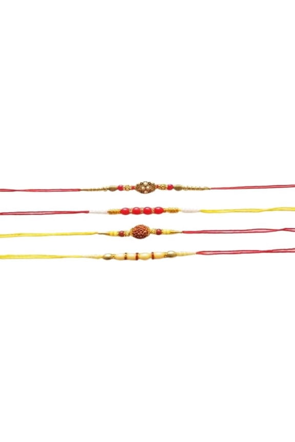 Raksha Bandhan Festival Designer Rakhi Pack Of 4 Rakhi Gift Set For Brother