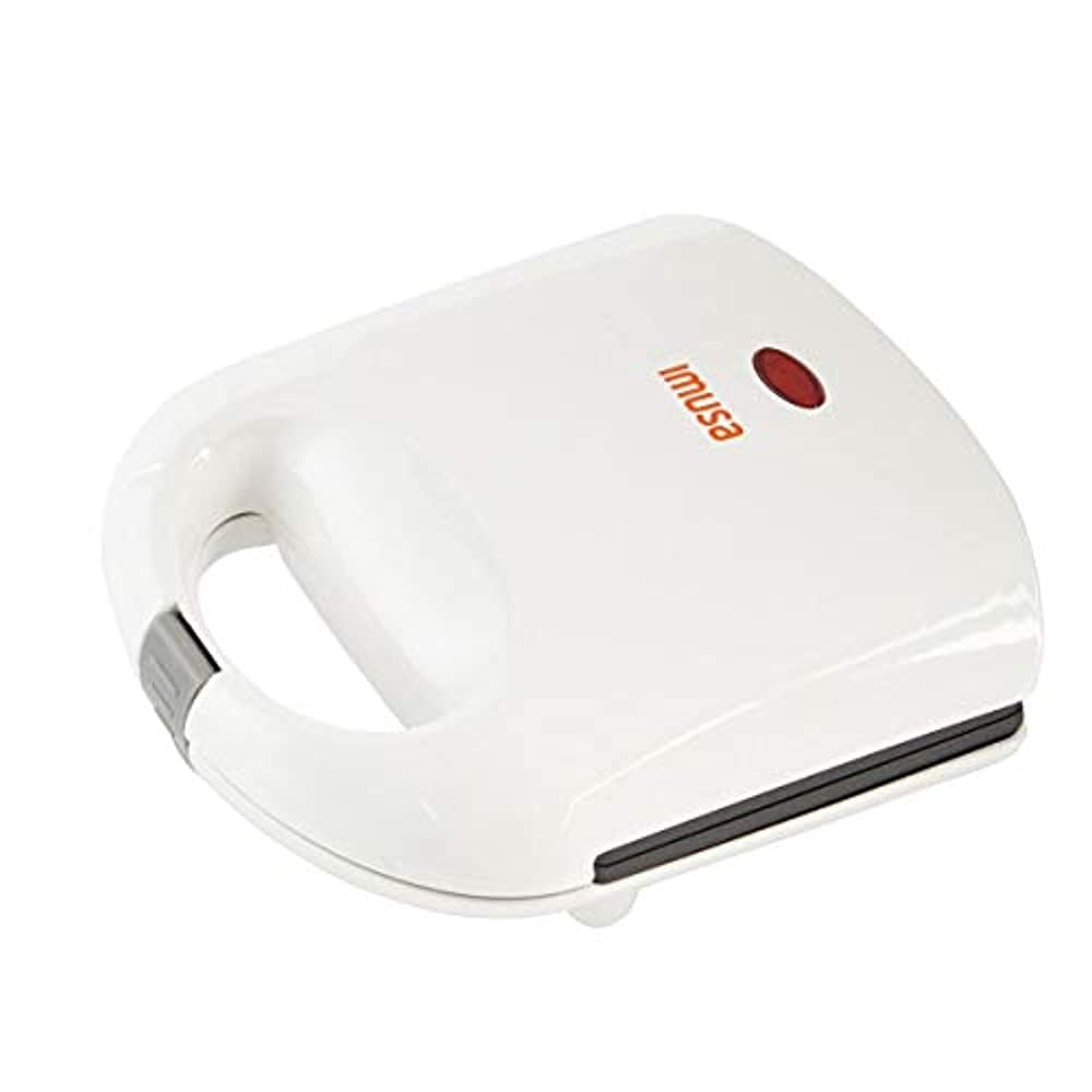 IMUSA 2Slot Electric Arepa Maker, 93/4" x 95/8" x 43/8", White
