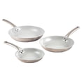 thumbnail image 1 of IMUSA Induction Compatible Aluminum 2-ply Fry Pan Set of 3, 1 of 7