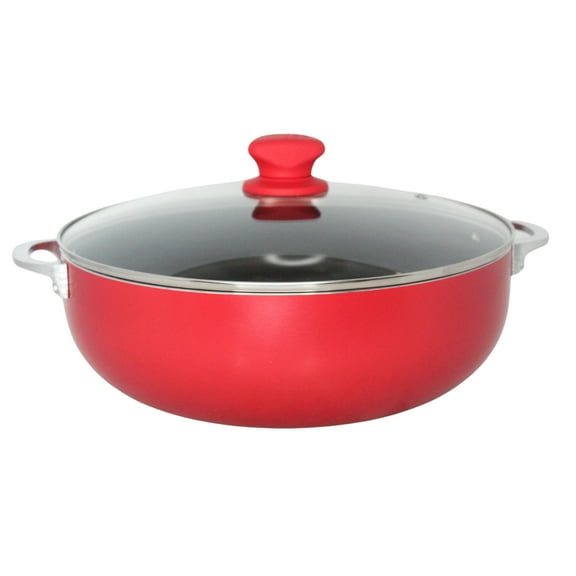 IMUSA 6.9 Ceramic Quart Red Caldero