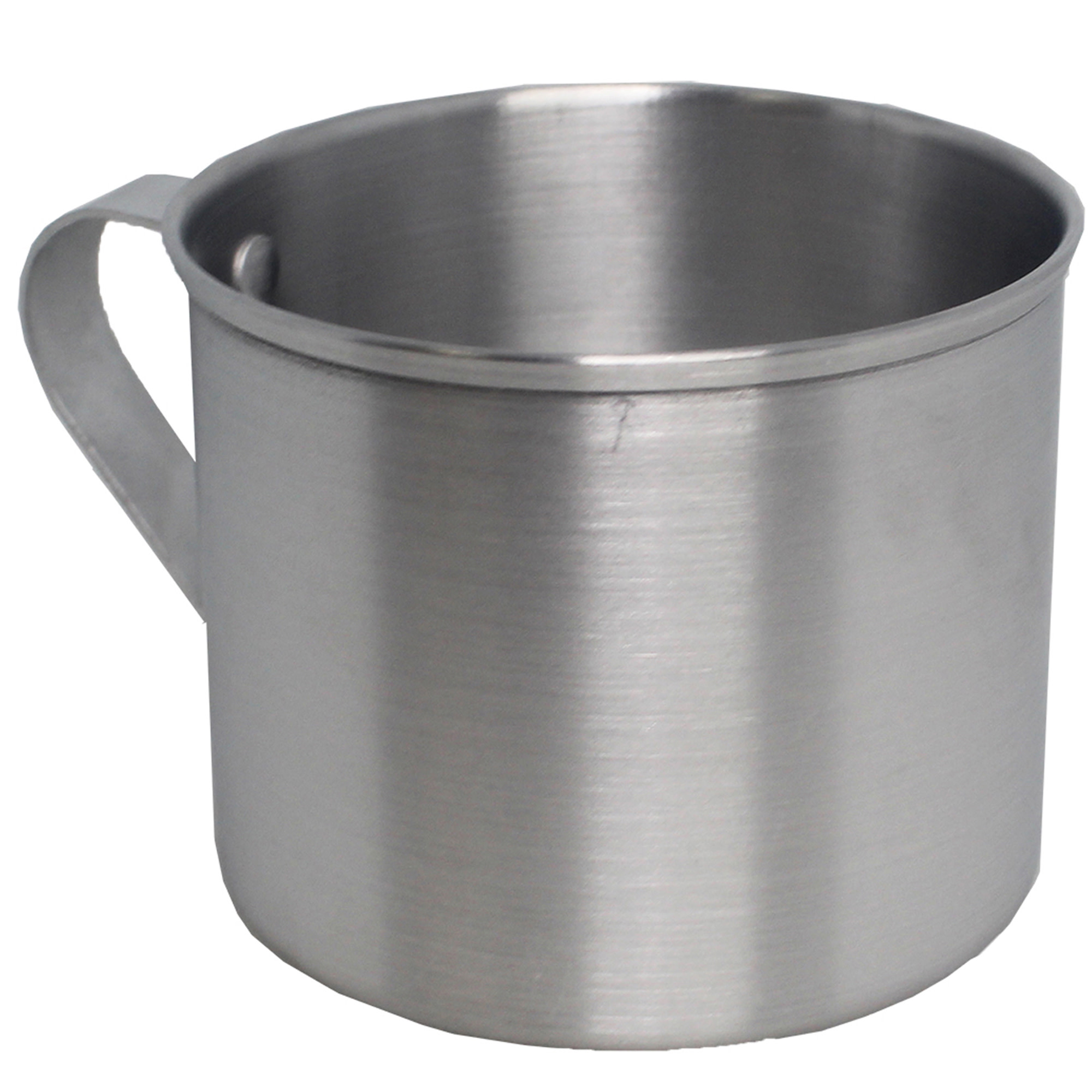 IMUSA USA Aluminum Coffee Cup, 1.25 Quart Silver Mug for