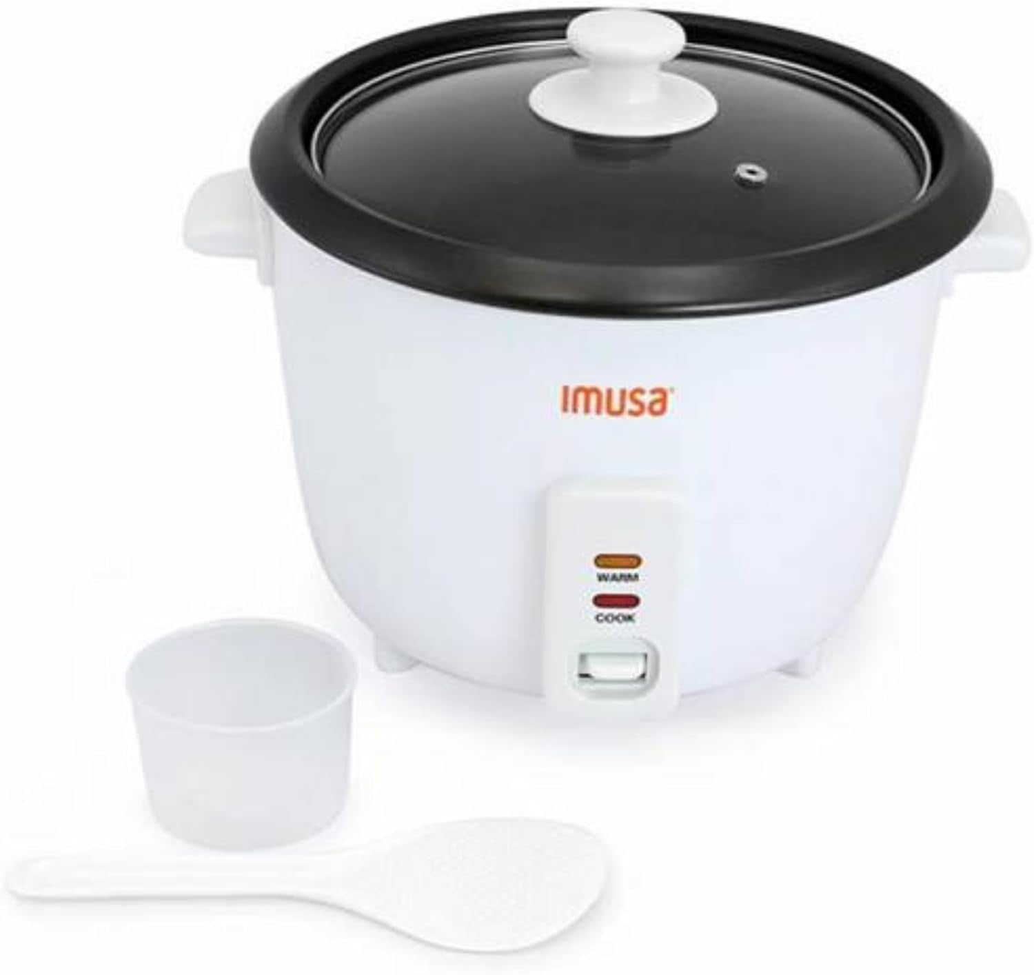 IMUSA USA GAU00012 Electric NonStick Rice Cooker 5Cup (Uncooked) 10