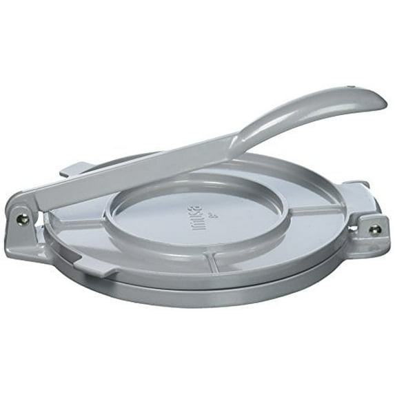 IMUSA USA Tortilla Press, 8 Inch, Silver