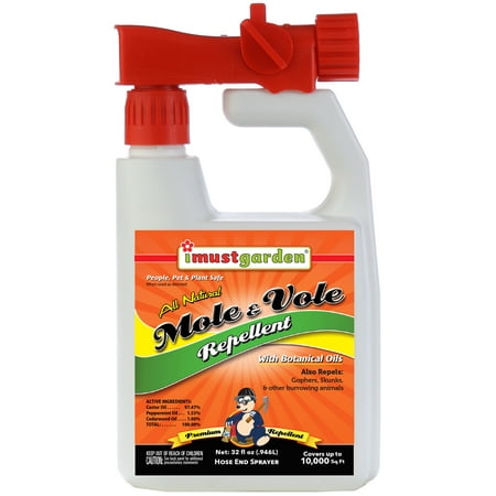 I Must Garden Mole & Vole Repellent - 32oz Hose End Concentrate
