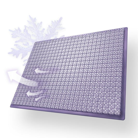 IMVE Summer Cool Seat Cushions Cater to Office Crowds Purple 16.73in L *12.8in W