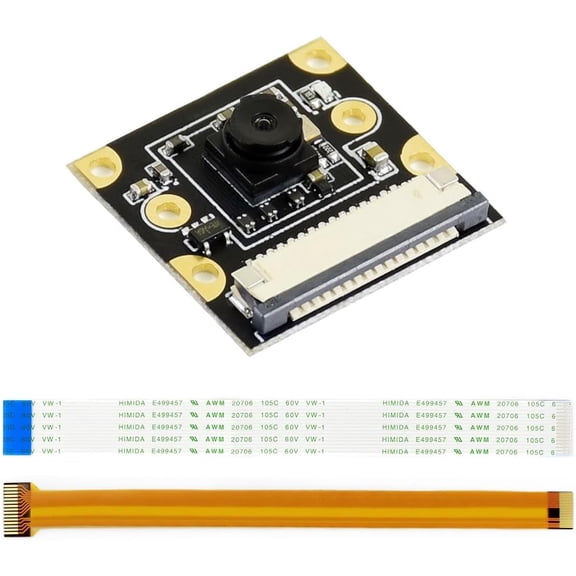 IMX219-120 Camera 3280  2464 Resolution 8 Megapixels 120 Degree Angle of View IMX219 Sensor Support Jetson Nano Developer Kit Compute Module 3/3+
