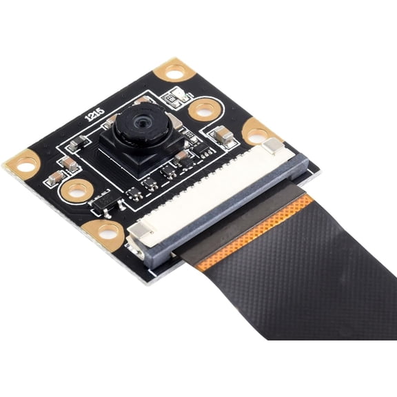 IMX219 Camera Module, Compatible with 5, 8MP, MIPI-CSI Interface, 120 FOV, Comes with Pi5 CSI Flexible Cable 200mm, 32802464 Resolution