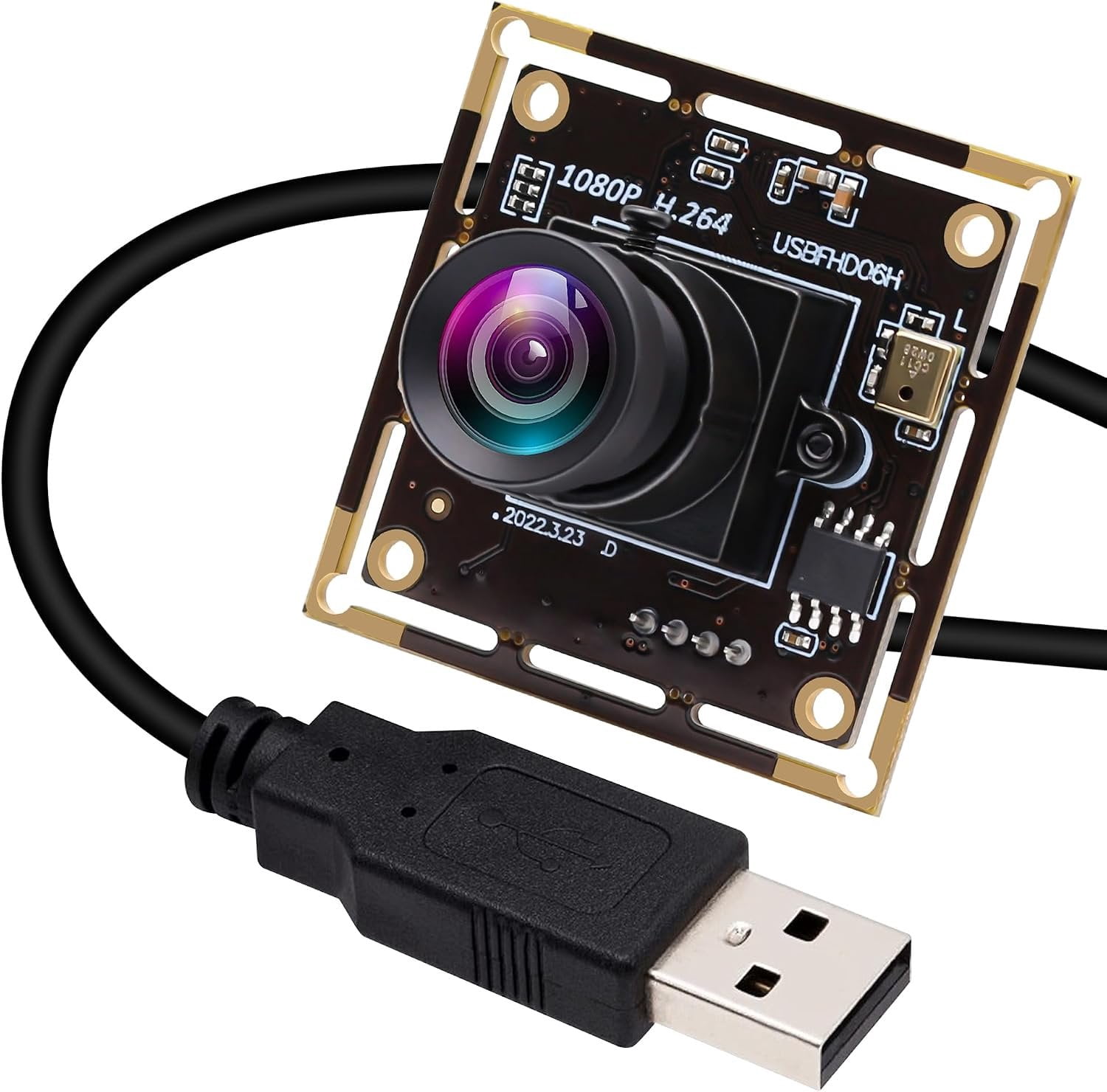 IMX323 Sensor Mini Low Light Wide Angle USB Camera Module with ...