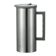 IMossad 1.8 Liter 60 Ounces Stainless Steel Water Pitcher with Lid and Handle, Iced Tea Pitcher, Hot/Cold Water Jug, Juice and Iced Tea Beverage Carafe