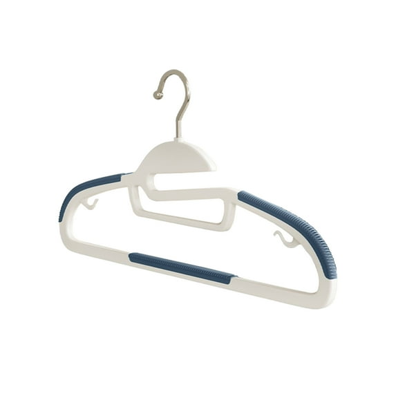 IMossad 1 Pack Clothes Hangers, Plastic Hangers with Non Slip Hooks, Light-Weight Hanger for Shirts Bedroom Closet Pants
