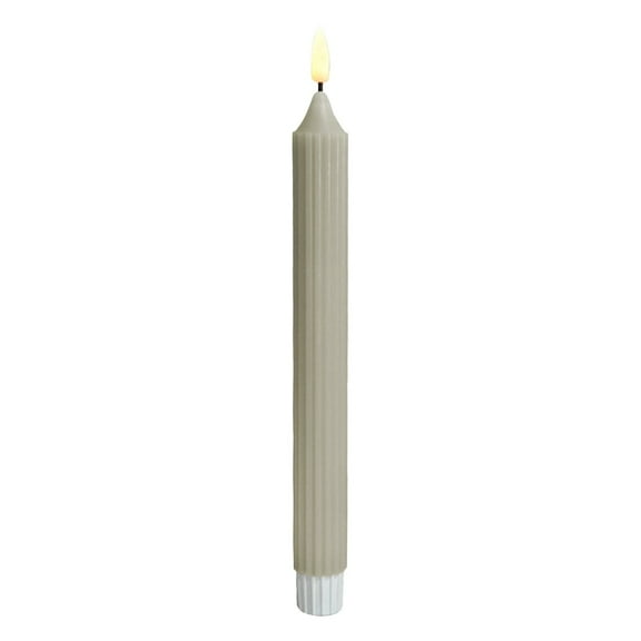 IMossad 12PCS Battery Operated LED Taper Candles, Flameless Flickering Candles for Home Decor, Warm Yellow Light for Festivals, Church, and Special Occasions