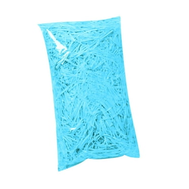 IMossad 150g Multicolored Raffia Paper Crinkle Confetti Shredded Shreds for Tissue Paper Gift Wrapping,Craft DIY,Basket Packaging Filling,Easter Decoration,Yellow,Light Blue