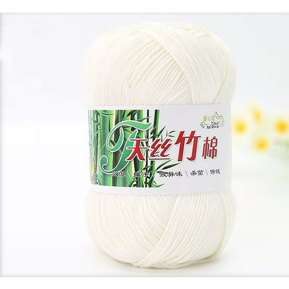 IMossad 1PCS Milk Cotton Yarn,Yarn for Crochet,Amigurumi Yarn,Crochet Yarn for Crocheting,Cotton Yarn,Soft Yarn for Sweater,Hat,Socks,Baby Blankets