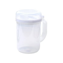 IMossad 22oz Auto Flip Olive Oil Dispenser Bottle - Leakproof Condiment Container with Stopper, Non-Drip Spout, and Non-Slip Handle for Kitchen Cooking - White