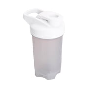 IMossad 300ml Protein Powder Shaker Cup with Scale - Portable Coffee Cup for Fitness - 8oz Sports Cup - BPA-Free Plastic Cup