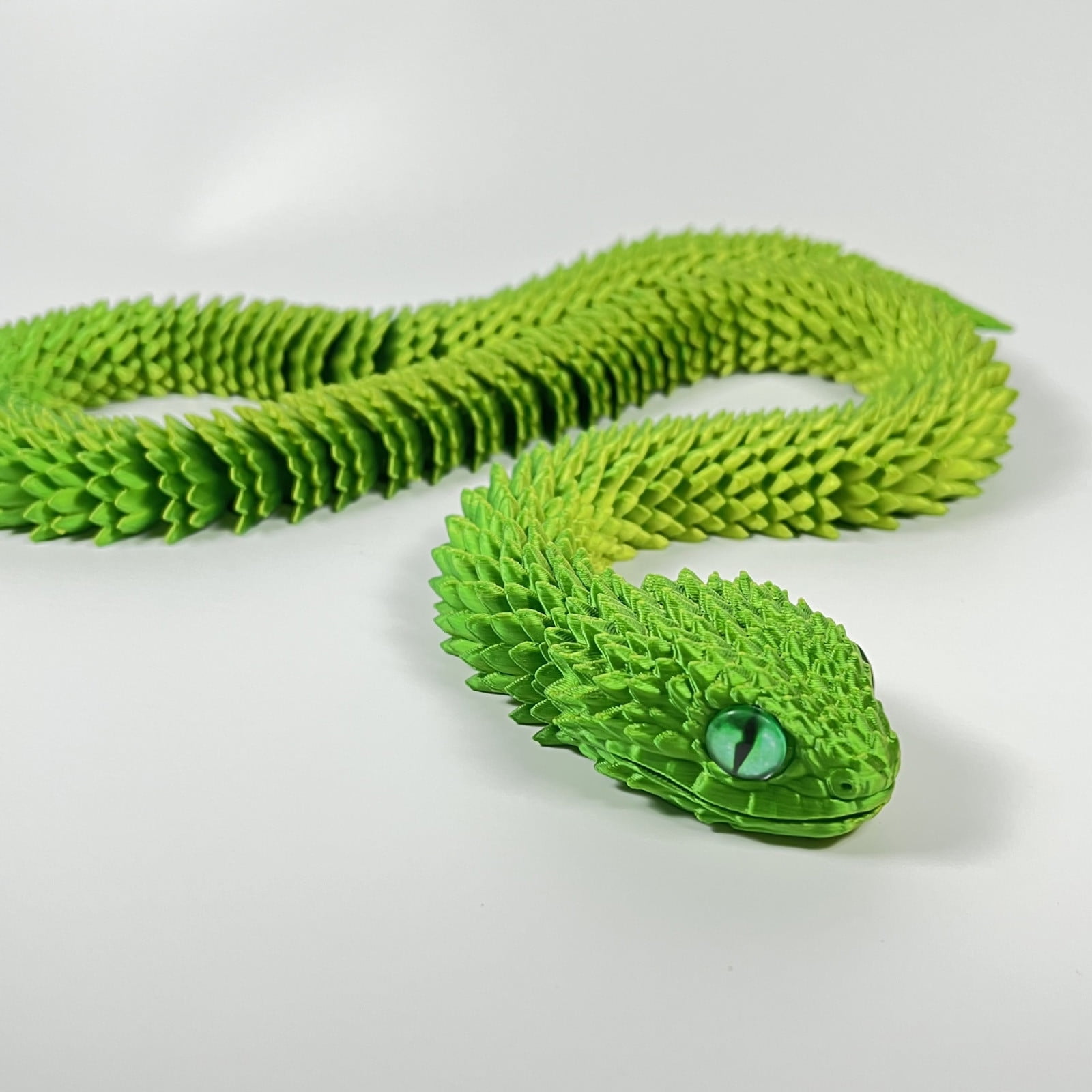 IMossad 3D Printed Snake, Flexible Articulated Viper, 22'' 3D Printing ...