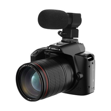 IMossad 4K 64MP 16X Zoom Digital Camera Night Vision, 62mm Macro Lens 120° Wide Angle Video Camera with Fill Light & Microphone