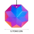 thumbnail image 1 of IMossad 5" Large Crystal Sun Catcher Prisms, Hanging Suncatchers with Glass Prism, Rainbow Maker for Windows, Balcony, Kitchen, Garden Decoration, 1 of 6